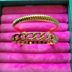 Lilly Pulitzer Gold Bangle Set